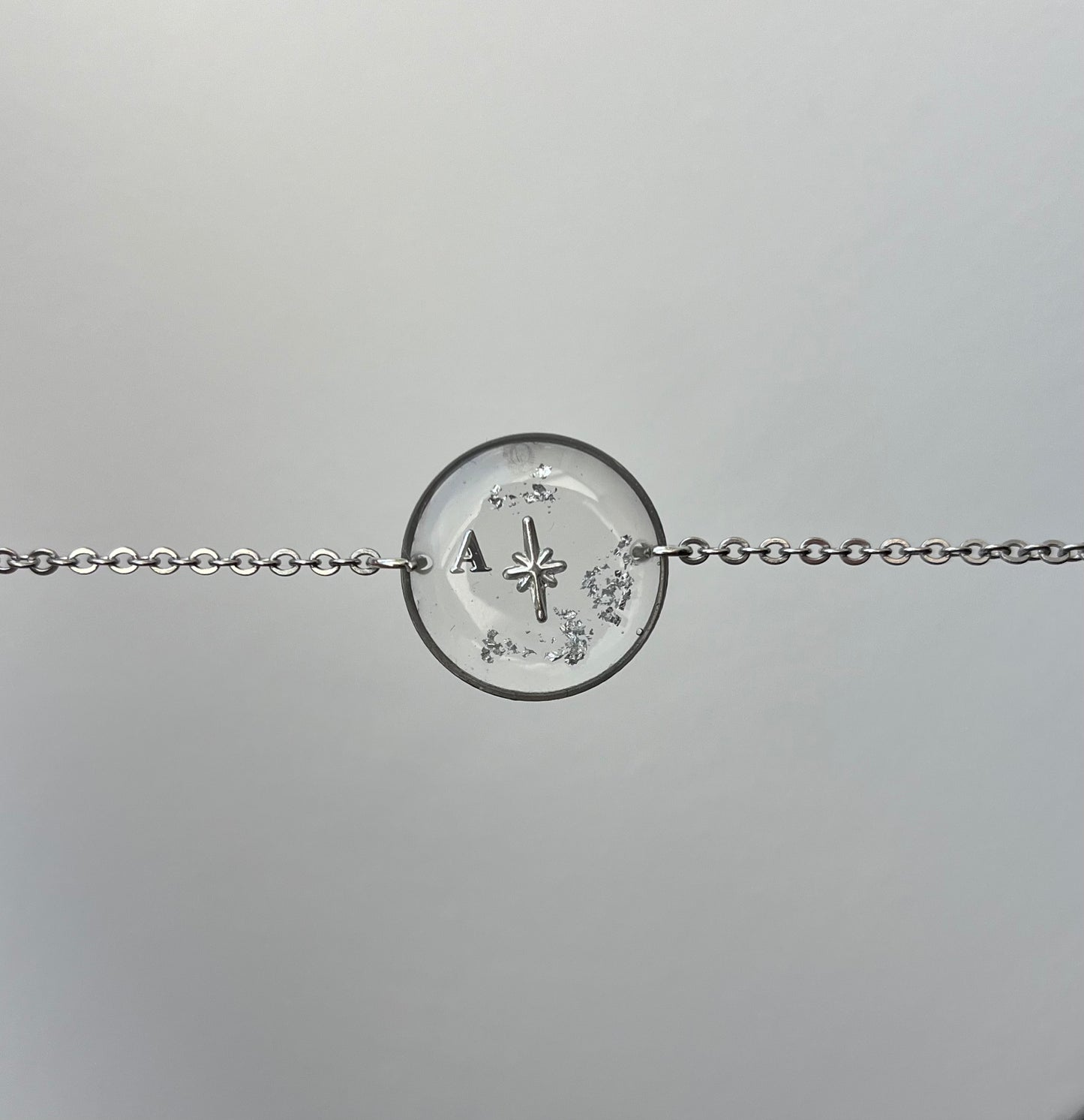TOURNESOL - Bracelet coeur ou rond (initiales et dates)