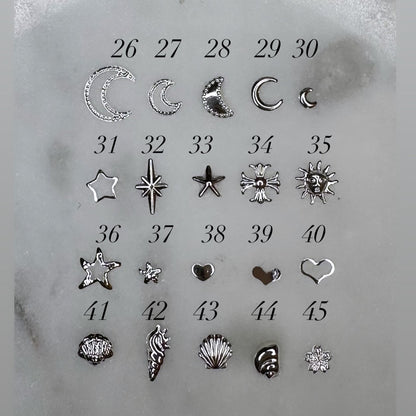JASMIN - Pendentif rond (inclusion de souvenirs)