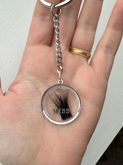 OEILLET - Porte clés rond acier inoxydable
