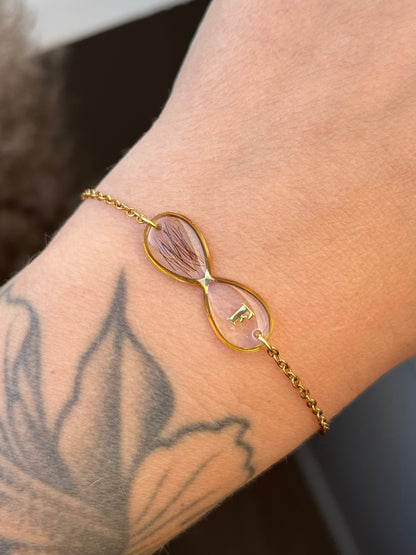 AMARYLLIS- Bracelet avec le signe infini