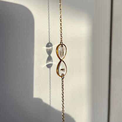 AMARYLLIS- Bracelet avec le signe infini