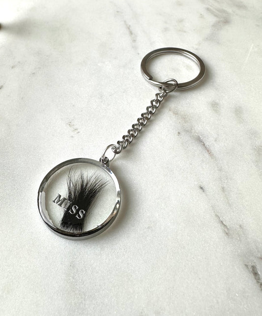 OEILLET - Porte clés rond acier inoxydable