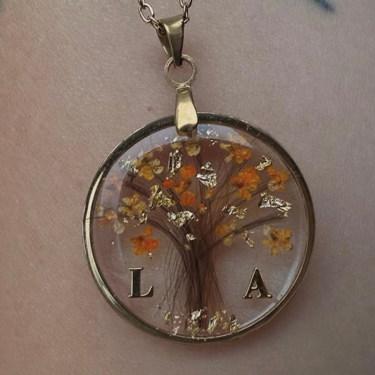 ALBIZIA - Pendentif Arbre de vie (spécial mèche de cheveux)