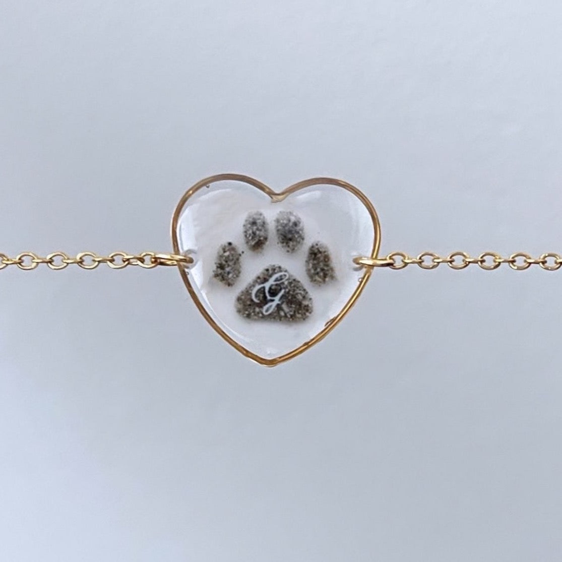 DAHLIA - Bracelet cœur ou rond (spécial cendres)