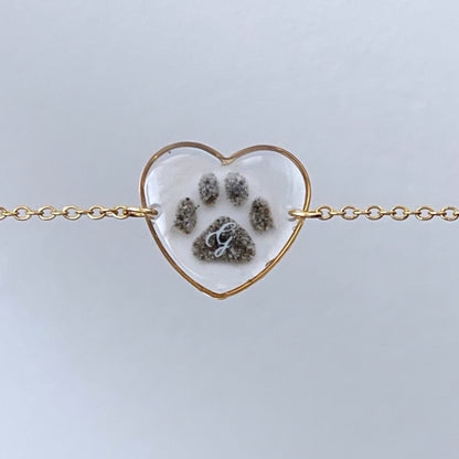 DAHLIA - Bracelet cœur ou rond (spécial cendres)