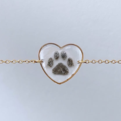 DAHLIA - Bracelet cœur ou rond (spécial cendres)